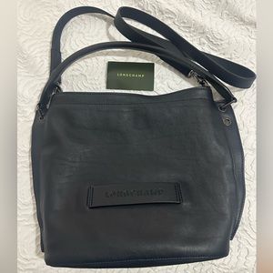 Authentic Longchamp 3D Crossbody in Midnight Navy